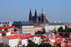 Prager Burg Und St Veits Dom Aus Dem Petrin Huegel