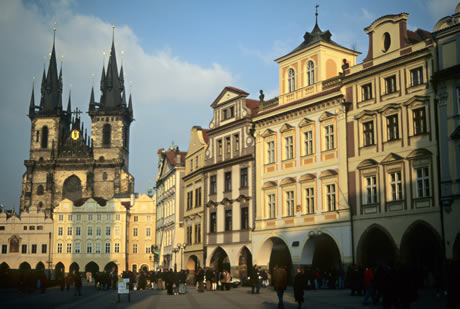 Old town square prague photo