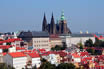 Prague Castle And St Vitus Cathedral Viewed From The Petrin Hill