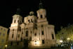 Saint Nicholas Church In The Old Town Square In Prague At Night