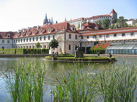 Wallenstein garden in prague photo